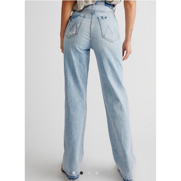 MOTHER Superior Higwaisted Tunnel Vision Sneak Undone Vacation Temptation 25 - Picture 9 of 9